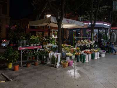 ...ad angolo con via Calefati ci fermiamo davanti al fioraio �Hello!� che ha rilevato uno storico chiosco presente a questo incrocio da �sempre�